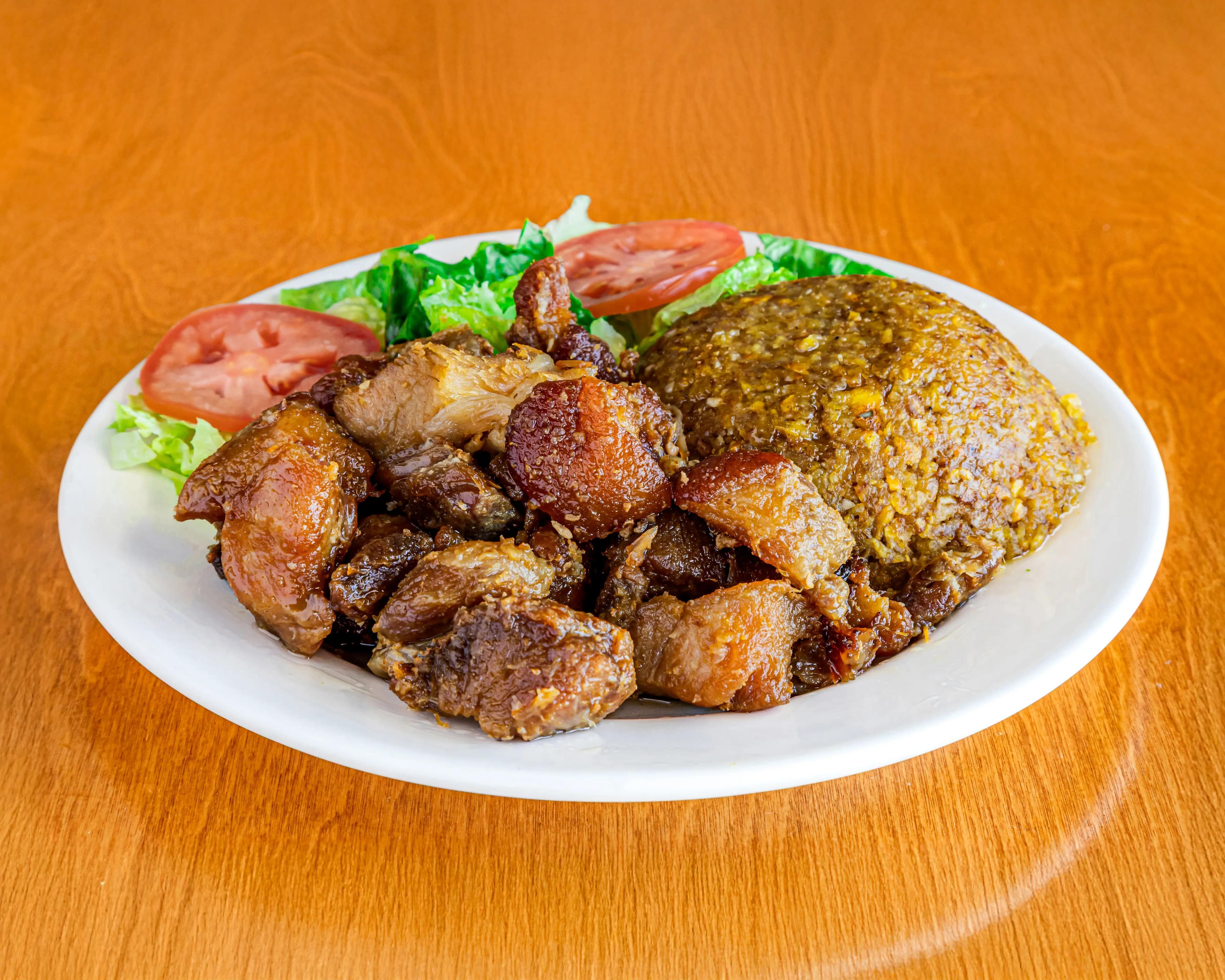 Mofongo w/ Fried Pork